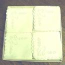 Deco Cocktail Napkins cut out / embroidery set