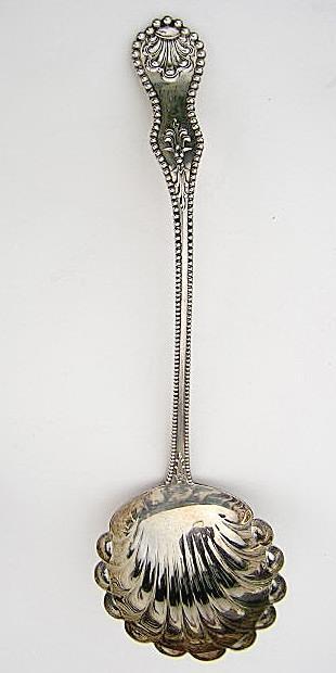 CHARLES II DOMINICK & HAFF SOUP LADLE STERLING