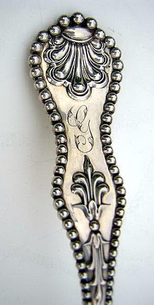 CHARLES II DOMINICK & HAFF SOUP LADLE STERLING