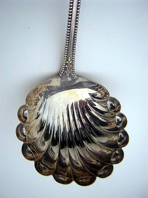 CHARLES II DOMINICK & HAFF SOUP LADLE STERLING