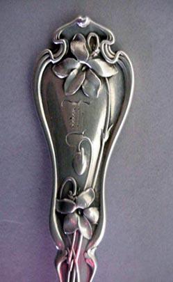 Violet Pie Server Whiting Sterling Silver