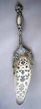 Frontenac Jelly Cake Server Pierced Lillies