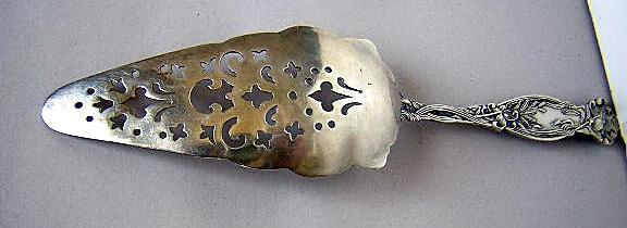 Frontenac Jelly Cake Server Pierced Lillies
