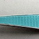 Chocolate spoon Tiffany blue enamel Watson