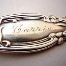 Frontenac Teaspoon Carrie lilies Art Nouveau International sterling silver