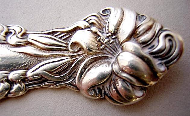 Frontenac Teaspoon Carrie lilies Art Nouveau International sterling silver