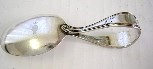 ring handled baby spoon Community silverplate