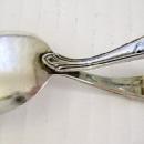 ring handled baby spoon Community silverplate