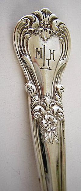Ancestry Infant feeding spoon Weidlich sterling silver