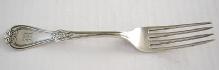 H & S Youth Child Fork Coin silver Syracuse, NY