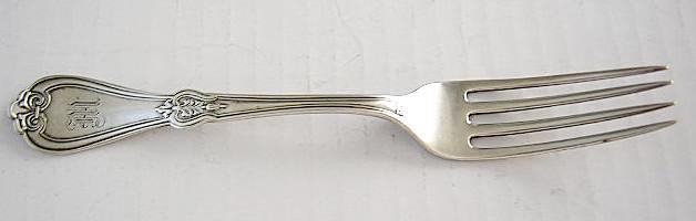 H & S Youth Child Fork Coin silver Syracuse, NY