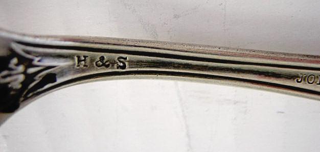 H & S Youth Child Fork Coin silver Syracuse, NY