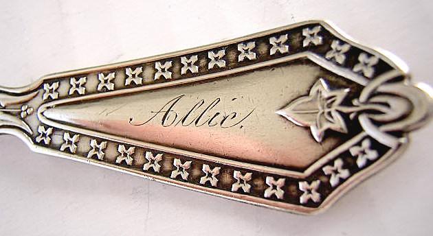 Rosette Youth Child Fork Whiting Sterling silver