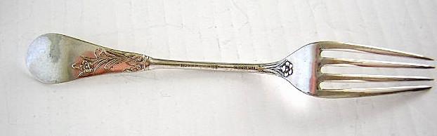 Lily of the Valley Youth Child fork silverplate