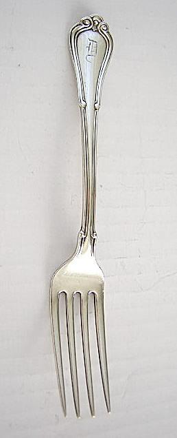 Norfolk Child Youth Fork Gorham sterling silver