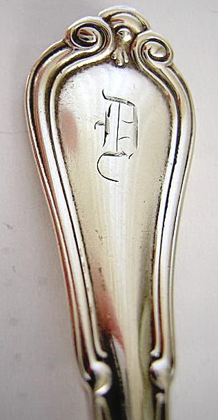 Norfolk Child Youth Fork Gorham sterling silver