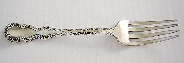 Louis XV youth fork Birks sterling silver