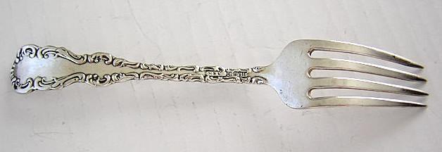 Louis XV youth fork Birks sterling silver