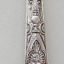 Figural woman with harp Gorham seafood fork
