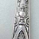 Figural woman with harp Gorham seafood fork