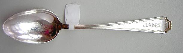 Figural woman with harp Gorham seafood fork