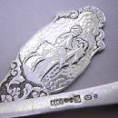 Childs fork and spoon child on goat European