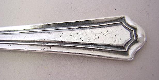 baby spoon sterling silver unmonogrammed