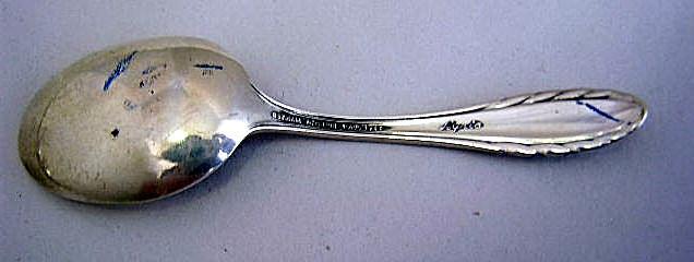 Lyric baby spoon Gorham sterling silver