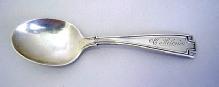 Etruscan baby spoon Gorham sterling silver