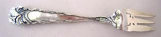Raphael Alvin Pastry Fork Jonquil figural woman Sterling