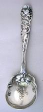 Raphael Alvin Berry Spoon Poppy figural woman Sterling