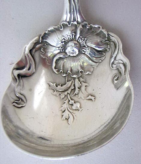 Raphael Alvin Berry Spoon Poppy figural woman Sterling