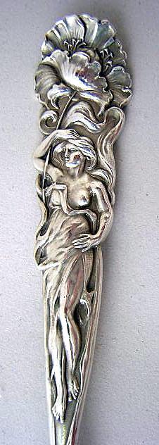 Raphael Alvin Meat Fork Poppy figural woman