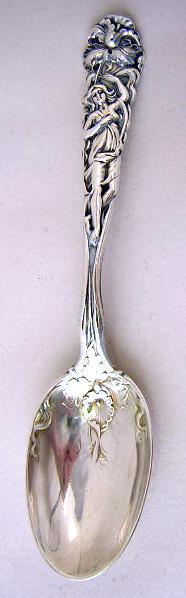 Raphael Alvin Teaspoon Jonquil figural woman Sterling