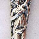 Raphael Alvin Teaspoon Jonquil figural woman Sterling