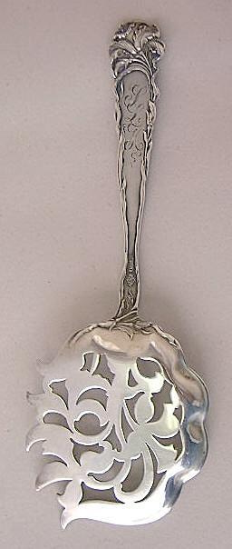 Raphael Alvin cucumber server pierced with tines Sterling