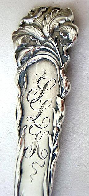 Raphael Alvin cucumber server pierced with tines Sterling
