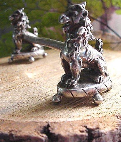 Knife Rest Gorham sterling Figural LIONS