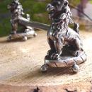 Knife Rest Gorham sterling Figural LIONS
