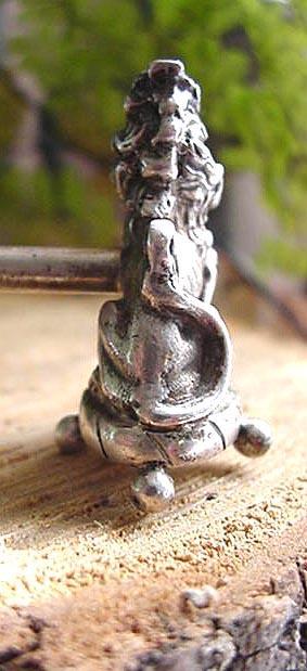 Knife Rest Gorham sterling Figural LIONS