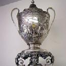 Hot Water Urn Silverplated cast Handles