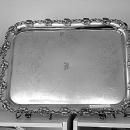 Tray large Gorham Silverplated with grapes and leaves