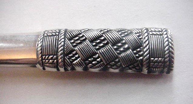 Aegean Weave Wallace Meat Fork sterling