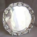 Salver Wm Peaston 1745 London sterling silver