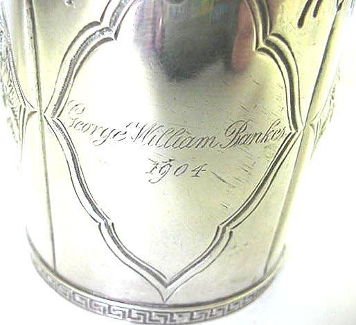 Baby Cup Gorham Coin florals