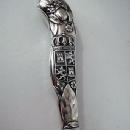 Orange Knifes Castle motif Gorham sterling silver
