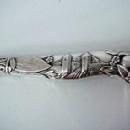 Orange Knifes Castle motif Gorham sterling silver