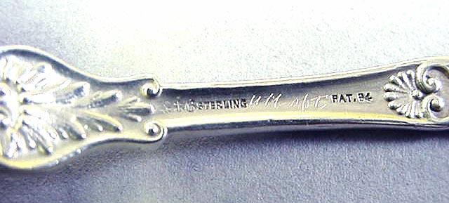 Imperial Chrysanthemum Gorham Macaroni server