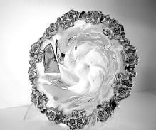 BOWL Unger Bros. Sterling Silver Floral Wild