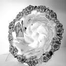 BOWL Unger Bros. Sterling Silver Floral Wild